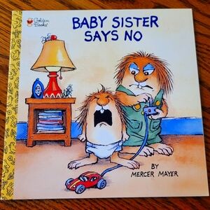Little golden books baby sister says no